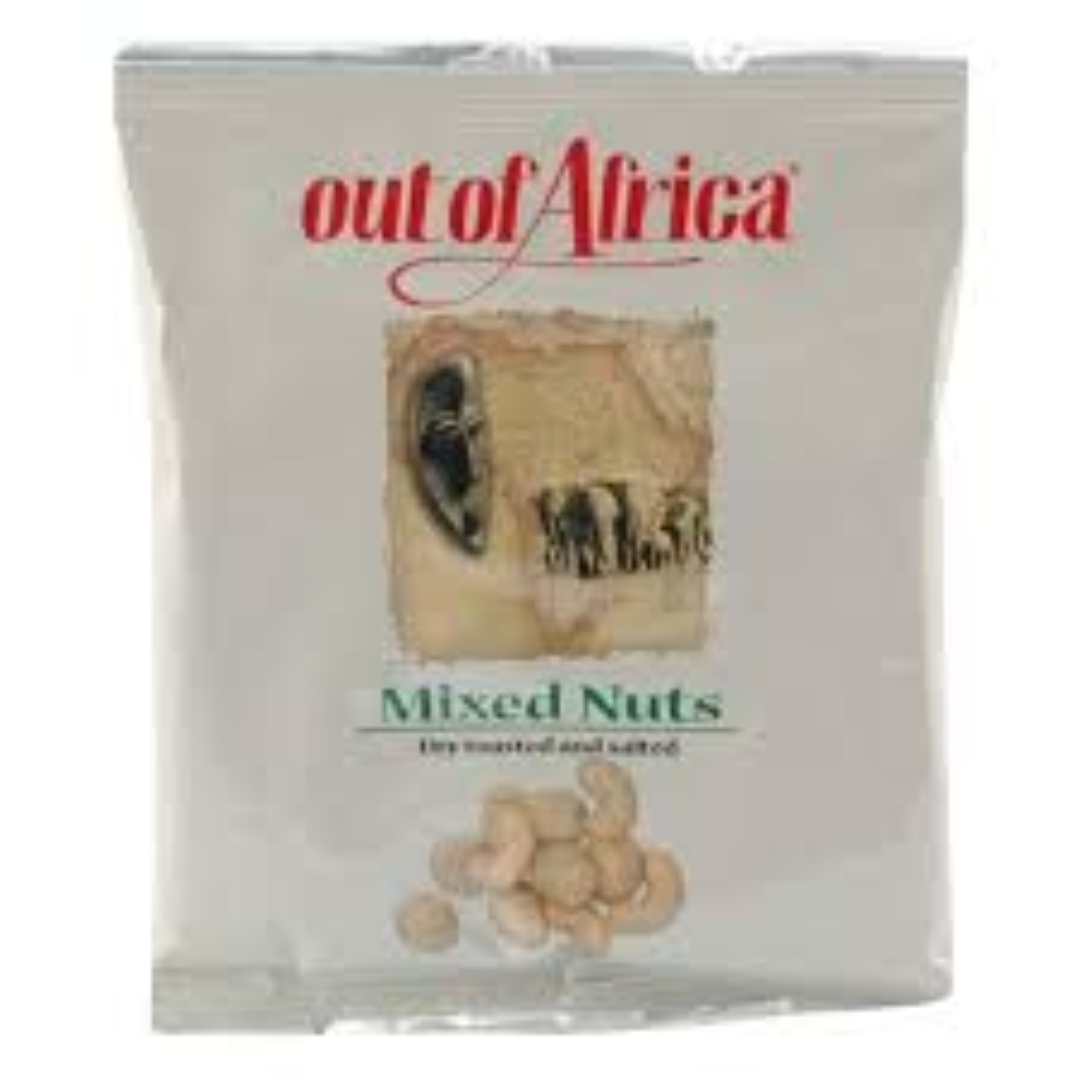 OUT OF AFRICA MIXED NUTS SALTED 150G